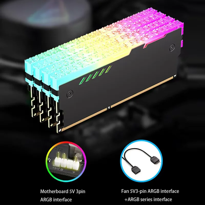 PC Memory Heatsink RM-1 RAM Co - огляд і ціна Ddr4 Desktop Ram