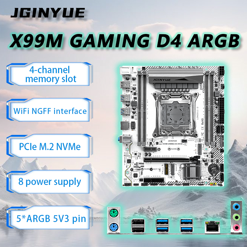 JGINYUE X99 Motherboard LGA201 - огляд і ціна Server Memory Ddr4