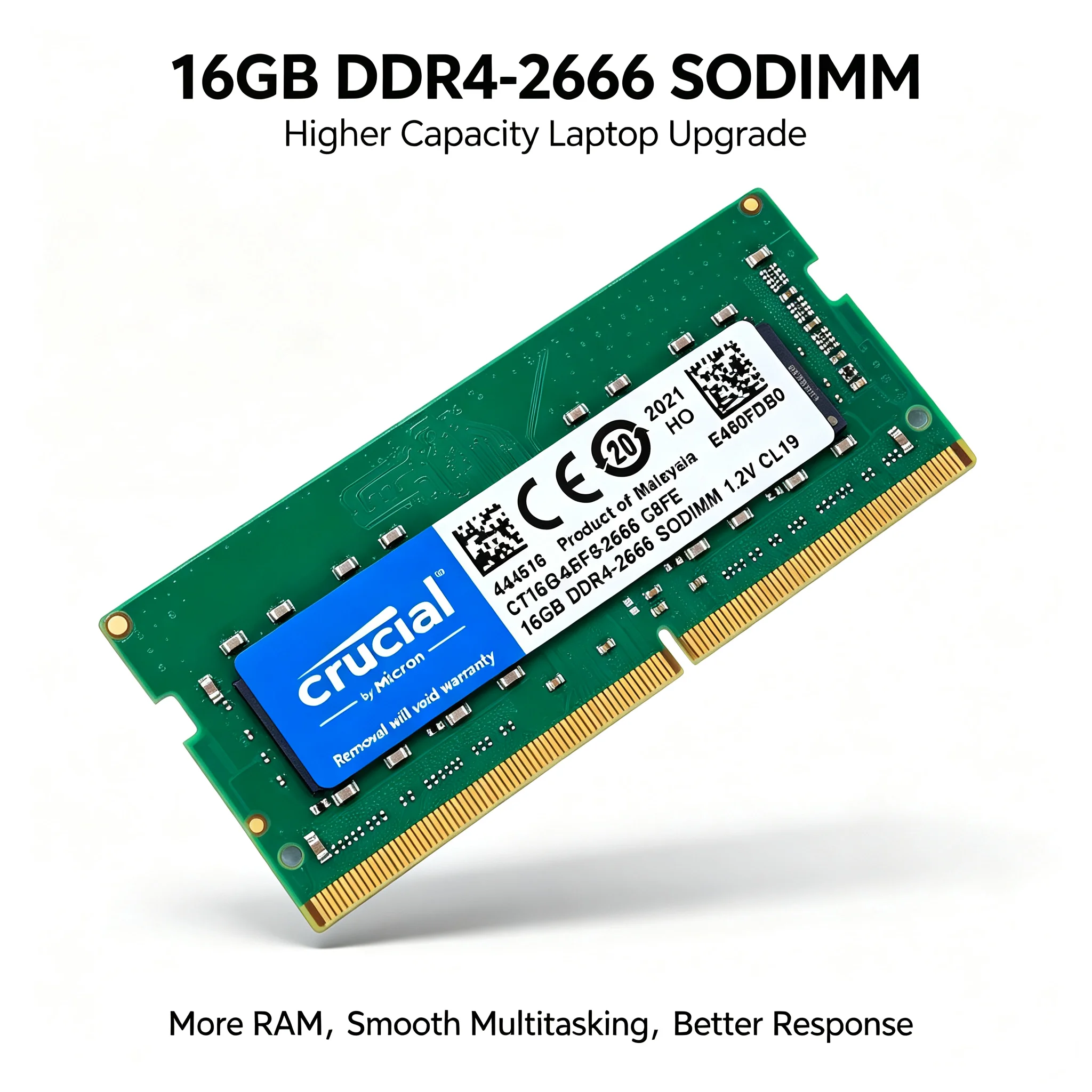 Crucial  1PCS/2PCS DDR4 Laptop - огляд і ціна Ddr4 2400Mhz