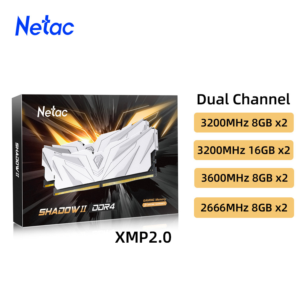 Netac Ram Memory DDR4 8GBX2 16 - огляд і ціна Server Memory Ddr4