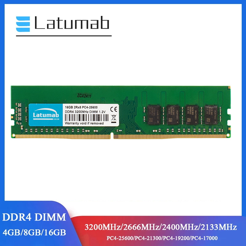 Latumab RAM DDR4 Desktop Memor - огляд і ціна Ddr4 3200 16Gb