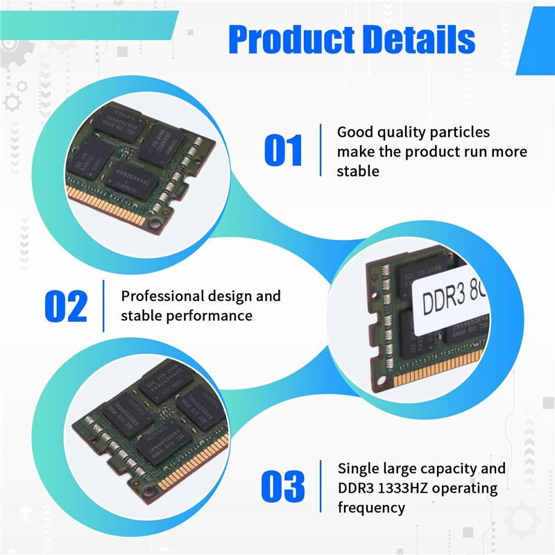 8GB DDR3 1333MHZ Ecc Ram Memor - огляд і ціна Ecc Ram Server