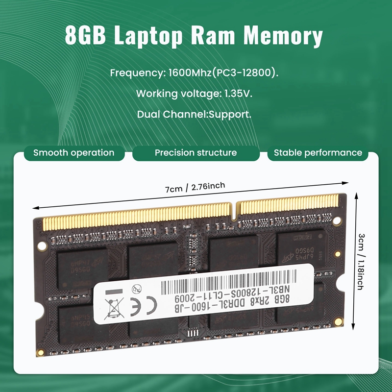 DDR3 8GB Laptop Ram Memory 160 - огляд і ціна Ddr3 Ram