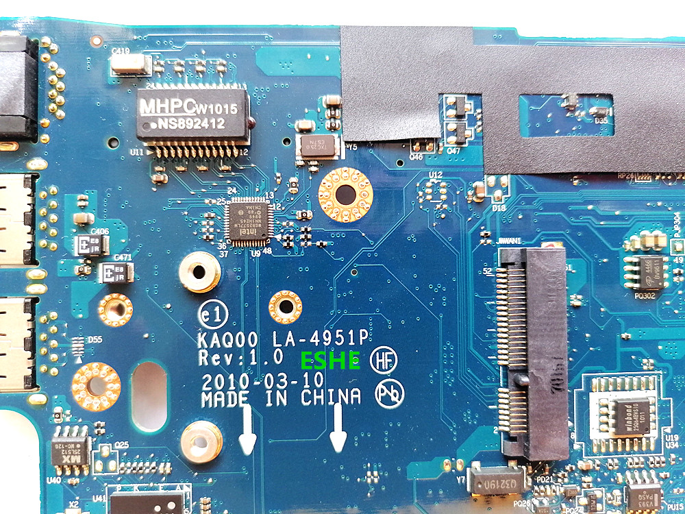 595764-001 For HP 8540P 8540W  - огляд і ціна Ddr3 Ram