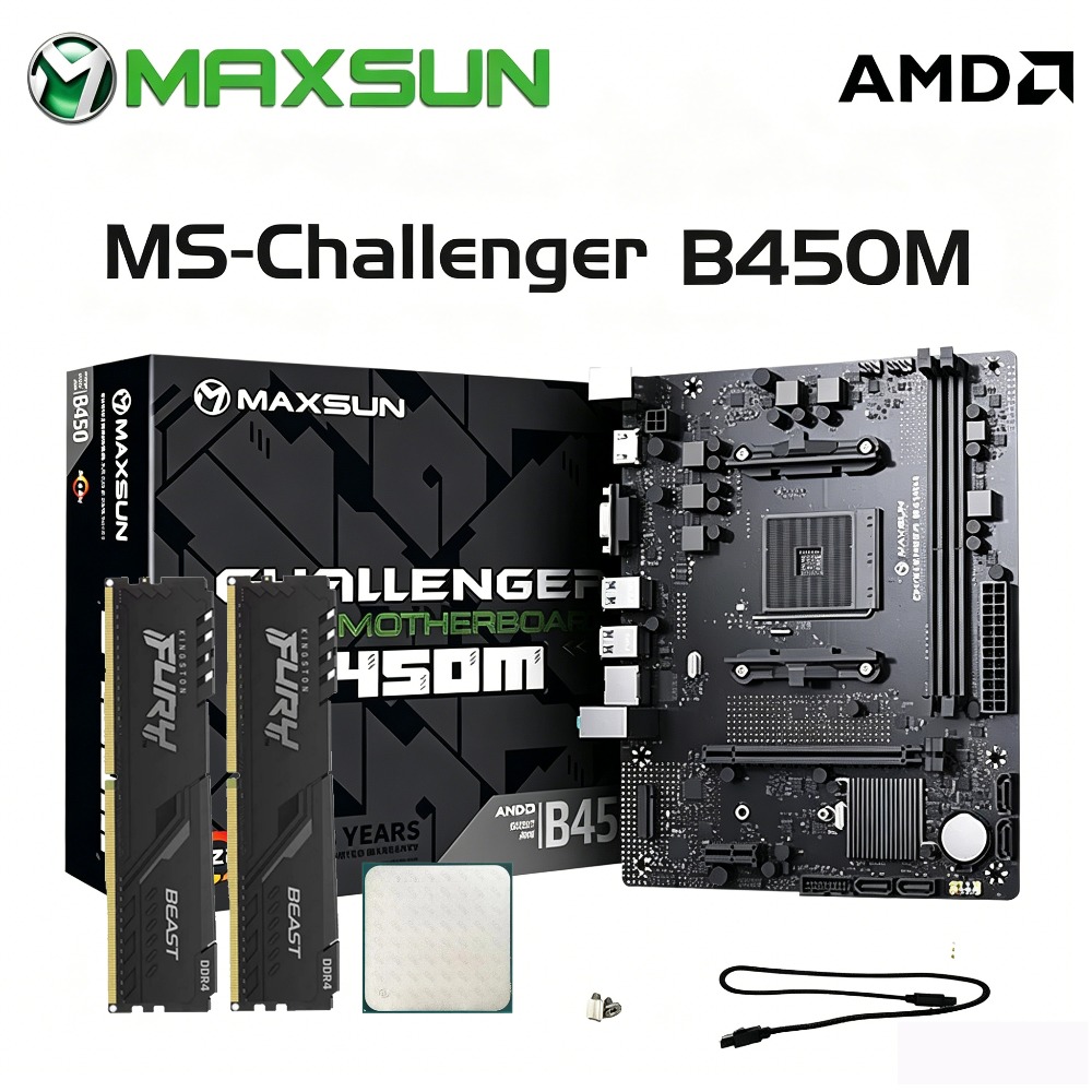 Maxsun B450 Motherboard + AMD  - огляд і ціна Ddr4 3200Mhz